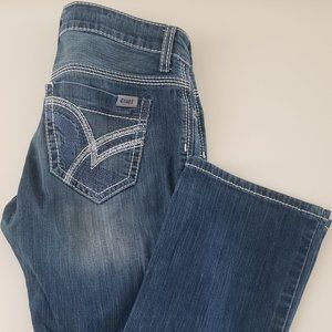 Cruel Girl Denim Abby Cotton Jeans Boot Cut Low Rise Size 5R Cowgirl Pants